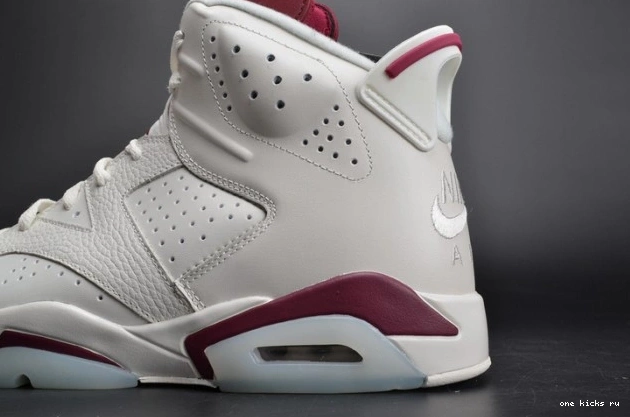 Rep white Retro Jordan Maroon 384664-116 Air 6 0711